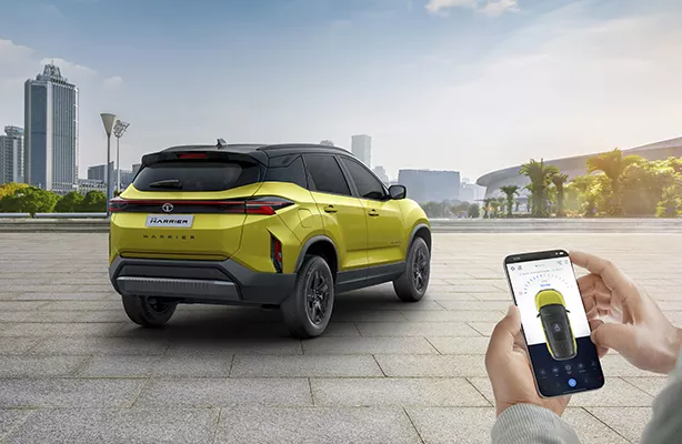 Tata Harrier Connected Vehicle Technology with iRA
