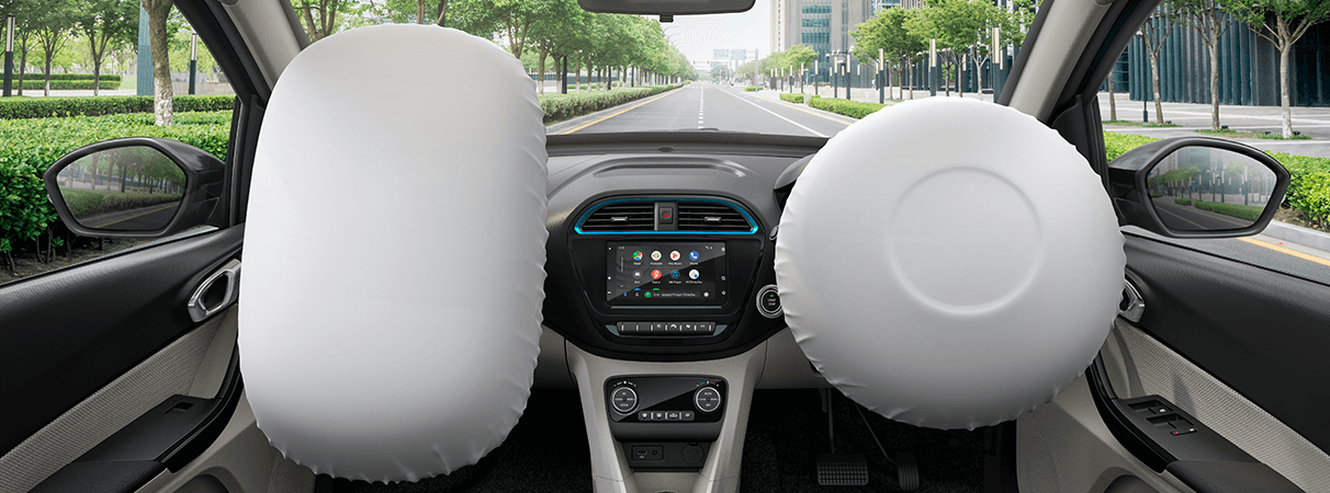 Tata Tigor Dual Frontal Airbags Tata Tigor Dual Frontal Airbags