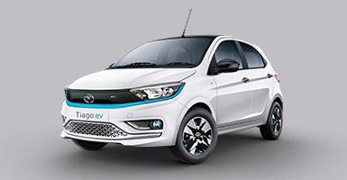 Tata Tiago EV in prestine white